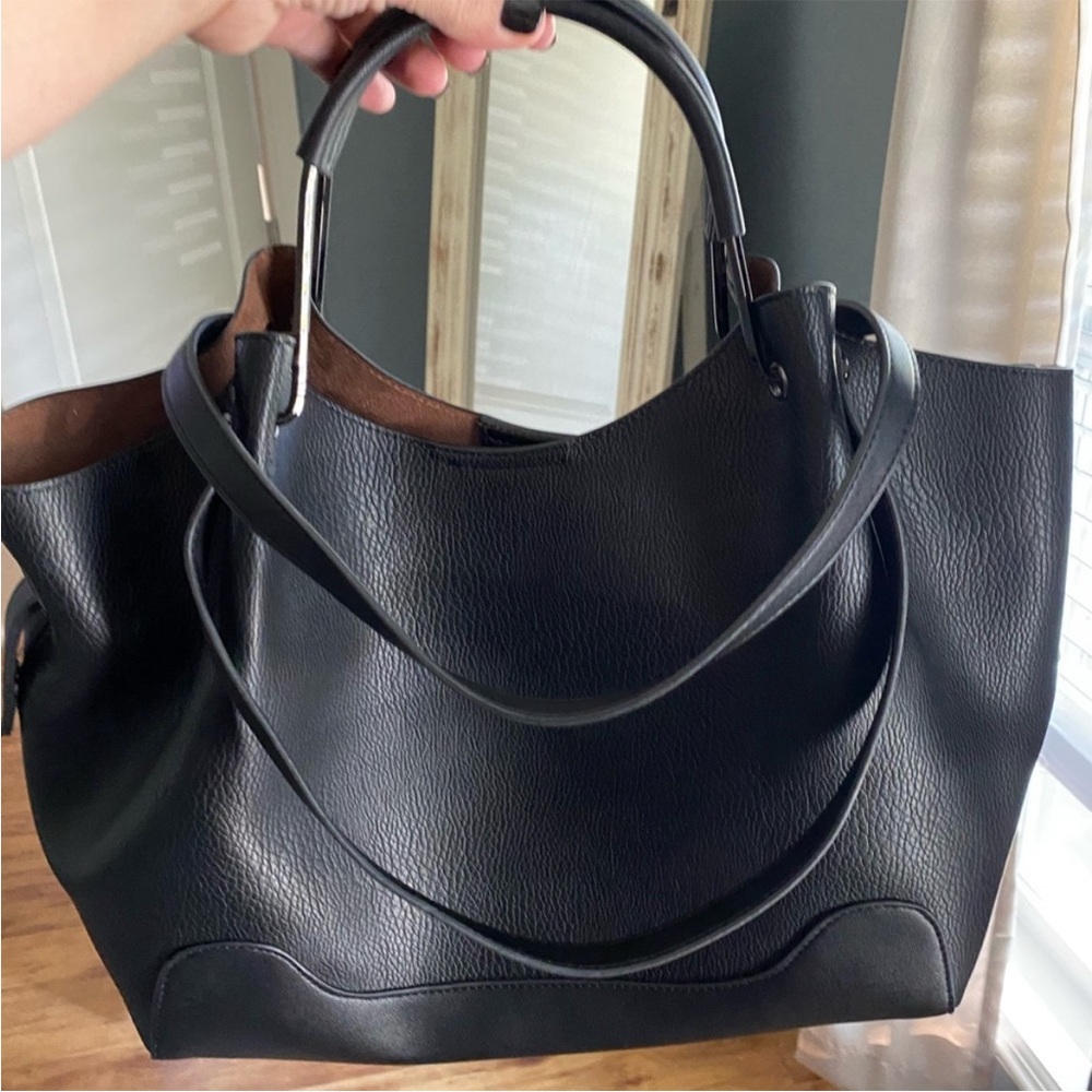 Sondra Roberts Black Leather Tote
NWOT! Black